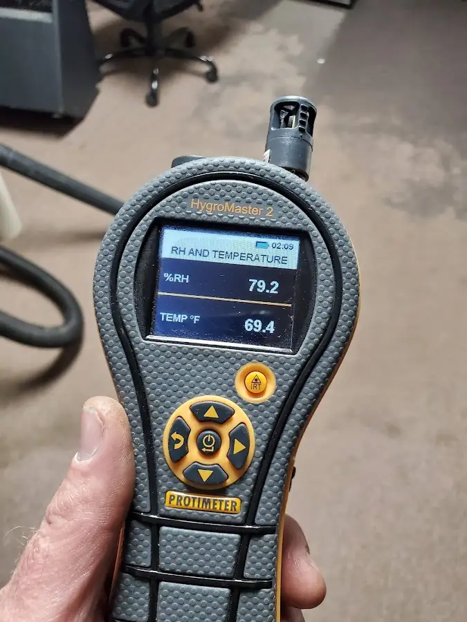 Moisture meter humidity assessment for Fire & Smoke Damage Restoration in Jeannette